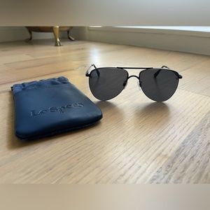 Le Specs Black Aviators